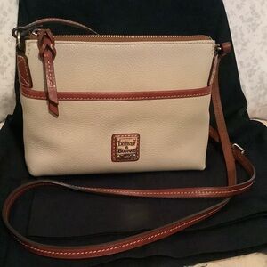 Dooney & Bourke Pebble Grain Ginger Pouchette Crossbody